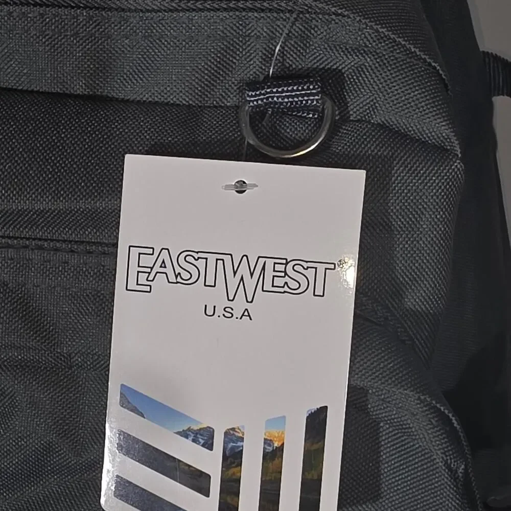 East-west Grey and Black Camping-hiking